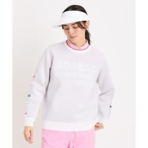 ニット セーター ウォッシャブル ロゴジャカードニット レディース