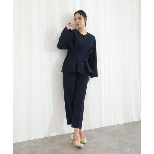 セットアップ ベルトセットアップフォーマル3点＆卒業式ゆったりシンプルセレモニースーツ 入園式 卒園...