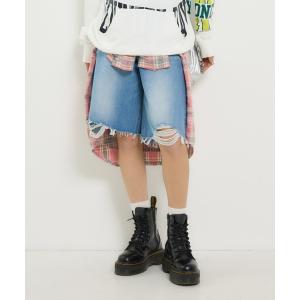 ハーフパンツ ジーンズ デニム デニムパンツ 短...の商品画像