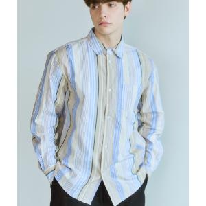 シャツ Multi Texture ストライプシャツ メンズ レディース