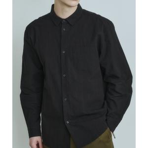 シャツ Shadow Piece ブラックシャツ メンズ レディース