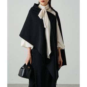 ブラウス シャツ 「Atelier N°5/アトリエヌメロサンク」ケープ レディース