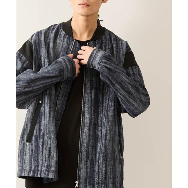 ブルゾン アウター 「セットアップ対応」ラビングストライプリブカラーブルゾン メンズ