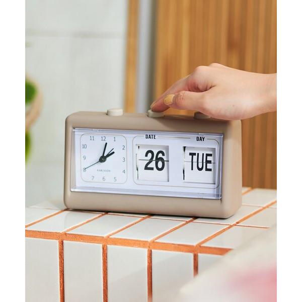 インテリア Alarm clock Data Flip rubberized