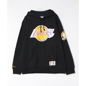 パーカー 「Mitchell＆Ness」GAME TIME FLEECE HOODIE LAL/ヴィンテージフーディ/メンズ/ロサンゼルス・レイカーズ