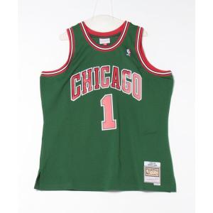 タンクトップ 「Mitchell＆Ness」SW-Jersey-CBU Rose/スウィングマンジャージ/シカゴ・ブルズ/メンズ/デリック・ローズ/ミ