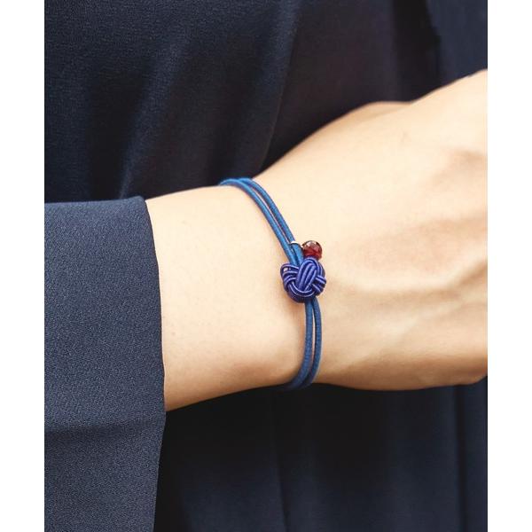 ブレスレット 「岩座」ご縁腕飾り 藍ブレスレット レディース