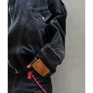 デニムジャケット gジャン 「83」ヴィンテージライク ウォッシュ加工