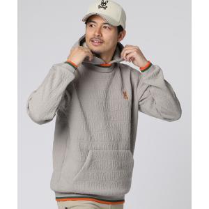 パーカー 「GOLF」フォントジャガード パーカ メンズ