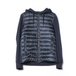 HERNO ダウンジャケット　ネイビー　42 HERNO（ヘルノ） ダウンジャケット 42 ネイビー レディース : ZOZOTOWN