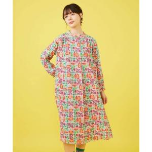 Jocomomola（ホコモモラ） コーデュロイオパールプリントシャツ