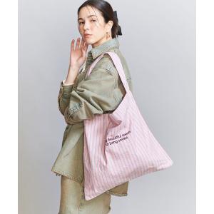 ショルダーバッグ バッグ 「別注」「beej」ストライプ エンブロイダリー ショルダーバッグ レディース