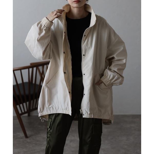 ブルゾン ジャンバー 「Fizz/フィズ」　ゆったりスタンドカラーブルゾン レディース