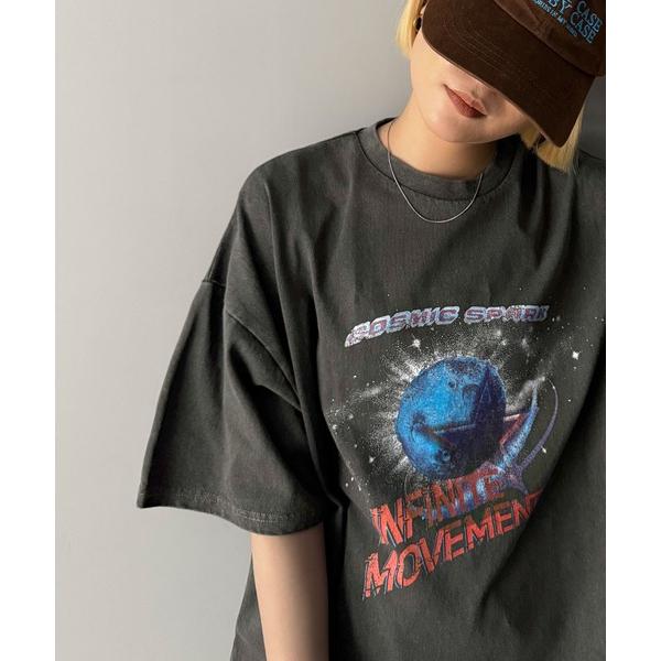 tシャツ 「JaVa ジャバコラボ」大人カジュアルを極める。綿100%ヴィンテージライクプラネットシ...