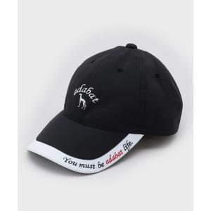 キャップ 帽子 ラインブリムラウンディッシュキャップ メンズ