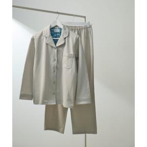 パジャマ ルームウェア 「綿100％」やわらかバズインレーパジャマ MADE WITH LIBERTY FABRIC レディース