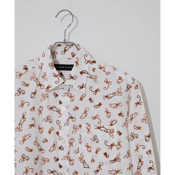シャツ Animal print regular collar shirt / アニマルプリントレギ...