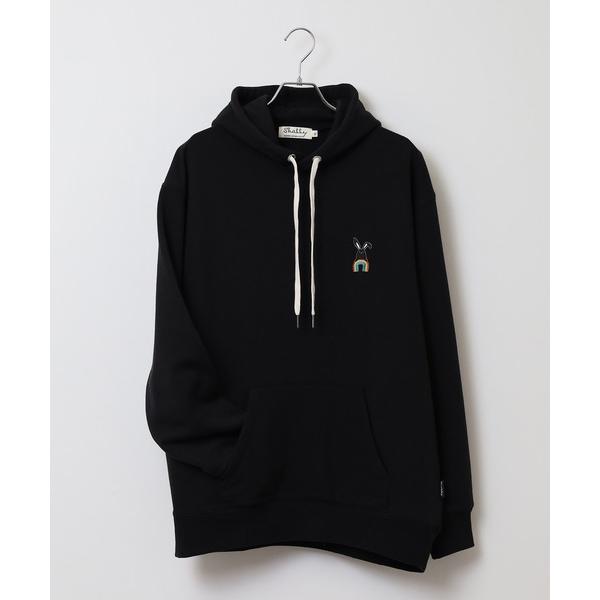 パーカー SHABBY レインボー刺繍プルオーバーパーカー unisex メンズ レディース