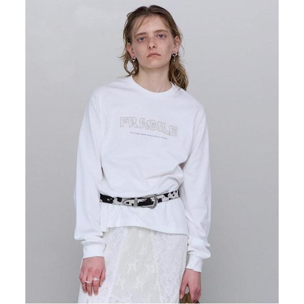 tシャツ FRAGILE Embroidery Long Sleeve T-shirt/FRAGIL...