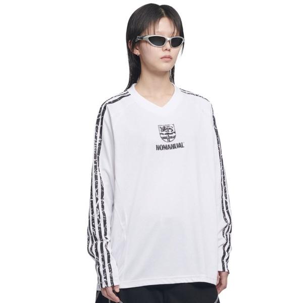 tシャツ A'GEM/9 × .kom 「NOMANUAL/ノーマニュアル」 CRACKED LIN...