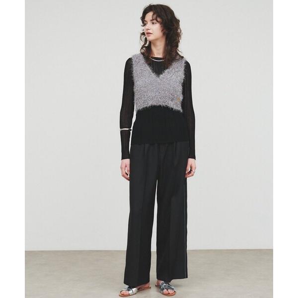 パンツ 「セットアップ／手洗い可」イージータックワイドパンツ レディース