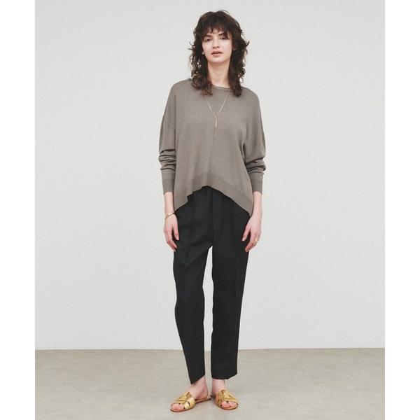 パンツ 「セットアップ／手洗い可」イージータックテーパードパンツ レディース