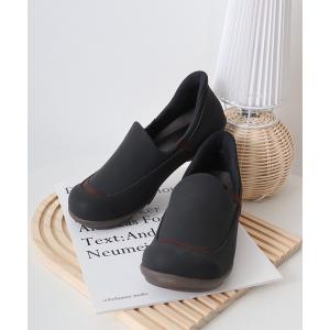 ローファー 2ball TB501 スットオン ハンズフリーシューズ ヌバック調 レディース