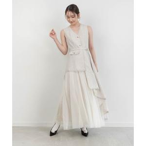 Randa 2WAYショルダーフラワー刺繍ワンピース RANDA ワンピース 「Flower Collection」2WAYショルダーフラワー