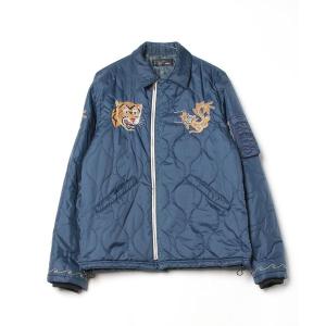 「ALDIES」 ジップアップブルゾン MEDIUM ブルー メンズ