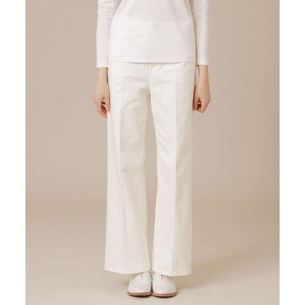 パンツ 「婦人画報掲載」9.75オンスデニムワイドパンツ レディース