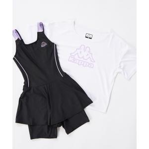 水着 Tシャツ付きスクール水着 (パンツ一体型) キッズ 子供 女の子