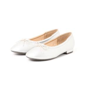 パンプス la farfa shoes 柔らか素材 リボンバレエシューズ