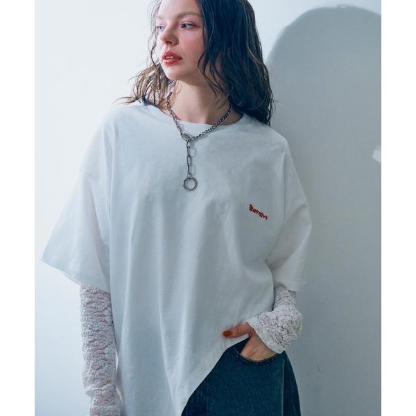 tシャツ M2374 カッティングＢＩＧ　Ｔ レディース