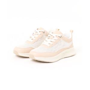 スニーカー la farfa shoes シアー素材 ボリュームスニーカー レディース
