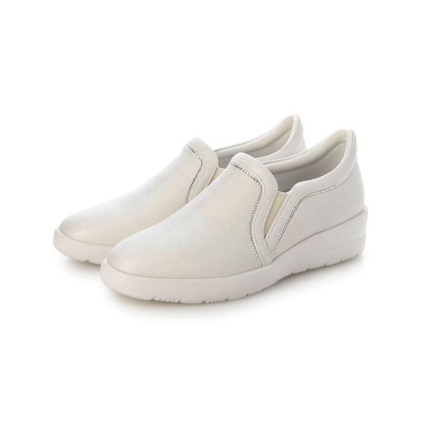 スリッポン ヒールアップスリッポンスニーカー レディース