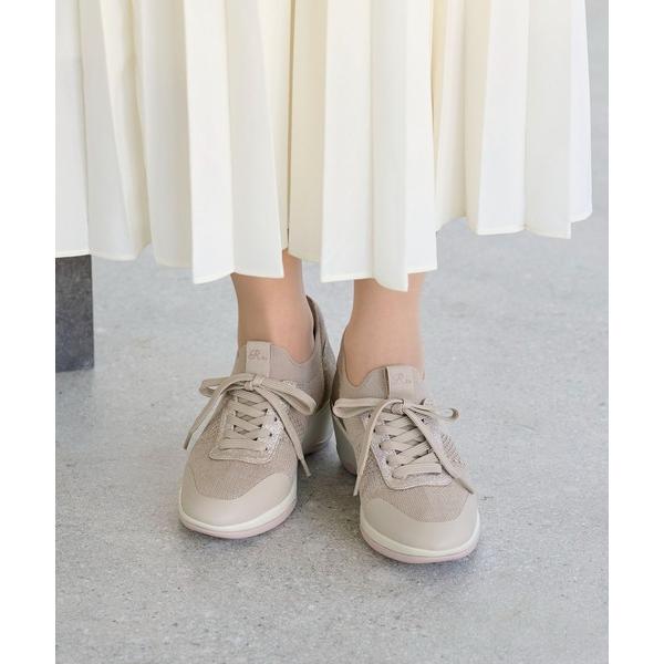 スニーカー ヒールアップニットスニーカー レディース
