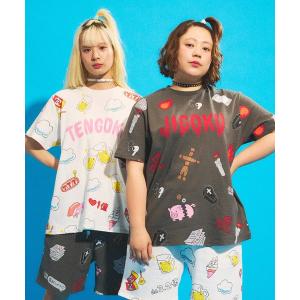 TAKOYAKI Tシャツ punyus たこやき 3 総柄 たこ焼き プニュズ PUNYUS - 新品 TAKOYAKI Tシャツ 渡辺直美 punyus たこやき 3 総柄の