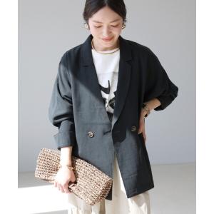 ジャケット テーラードジャケット 杢調ツイルドルマンシャツジャケット レディース