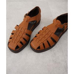 サンダル hocco/ホッコ ボリュームレザー グルカサンダル レディース