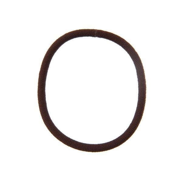 ヘアゴム ヘアゴムリング・太・茶　１個入