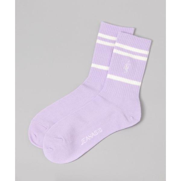 靴下 JSロゴラインソックス/286238 レディース