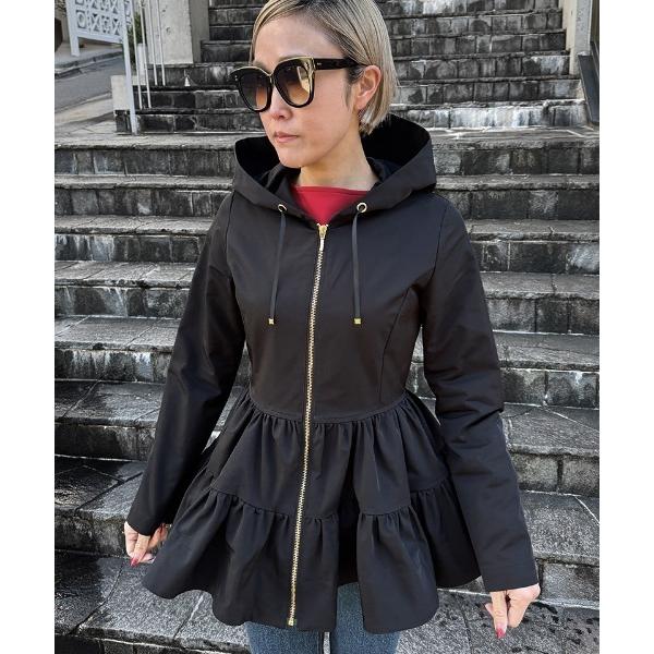 立体ティアードブルゾン レディース