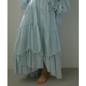 スカート コットンティアードスカート