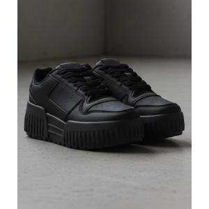 スニーカー 厚底　ボリュームソールコートスニーカー メンズ レディース