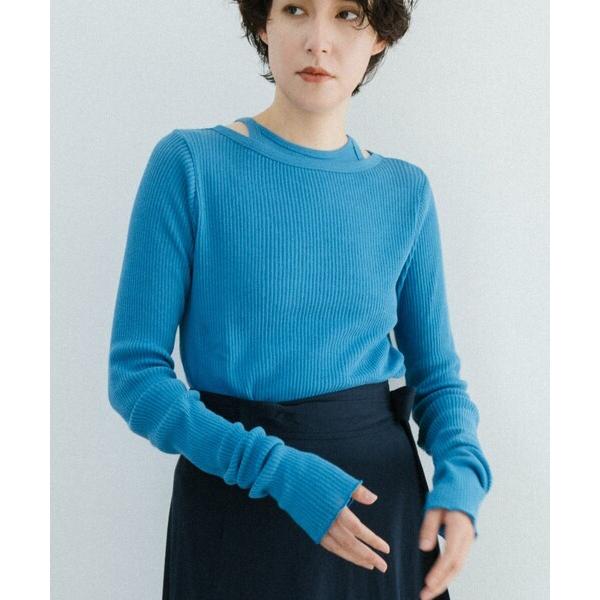 tシャツ Carouselambra（ケラウズランブラ）レイヤードロングスリーブトップス レディース