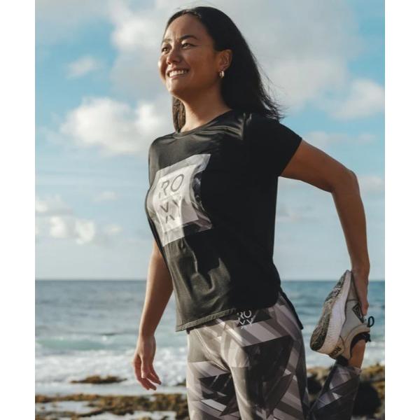 tシャツ FROM THE INSIDE TEE /ロキシー水陸両用フロントプリント半袖シャツ レデ...