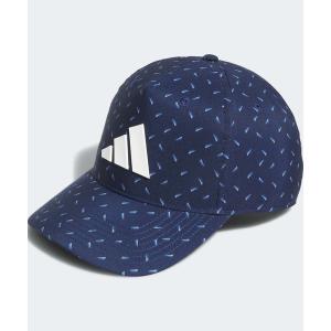 キャップ 帽子 総柄 スナップバック クーリングキャップ「adidas Golf/アディダスゴルフ」 メンズ