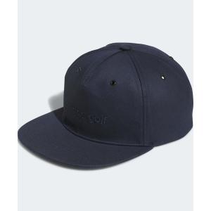 キャップ 帽子 ワックスキャンバス フラットビル キャップ「adidas Golf/アディダスゴルフ」 メンズ レディース