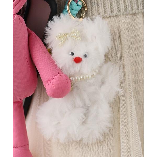 キーホルダー Fluffy Animal Key Chain /ふわふわ カラフルアニマル キーホル...