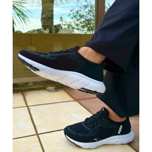 スニーカー PUMA プーマ SOFTRIDE FLEX LACE EASE IN ALT WD「軽量」レディーススニーカー(ソフトライドフレックスレ